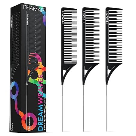 Framar Dreamweaver Comb - Black, 3 Stk.