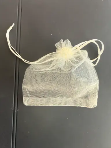 [OSB] Organza Säckli / Mini Pouch - Creme
