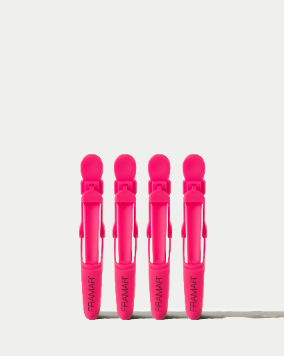 [CL-GG-PNK] Framar Gator Grips Clips 4 pcs - Pink