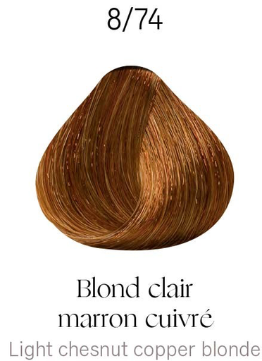 [KD10203] Kydra Crème 8-74 Light Copper Chestnut Blonde