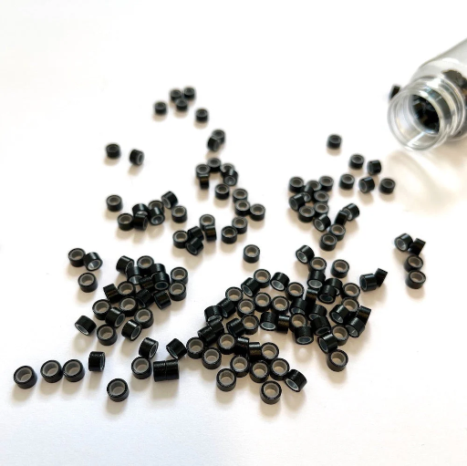 [8000-058] BHBD Weft Beads Black 500 pcs
