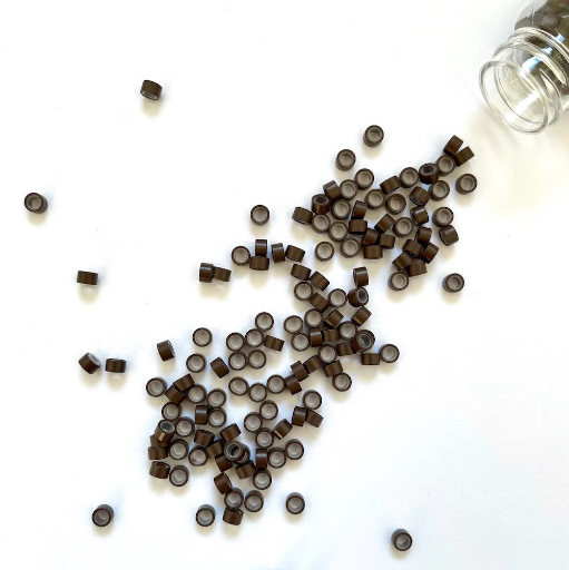 [8000-059] BHBD Weft Beads Brown 500 pcs 