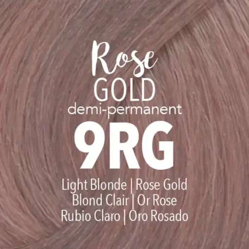 [41064] Mydentity - DEMI 9RG Rose Gold Light Blonde